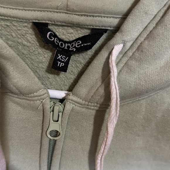 Green Zip Up Hoodie - Picture 3 of 3